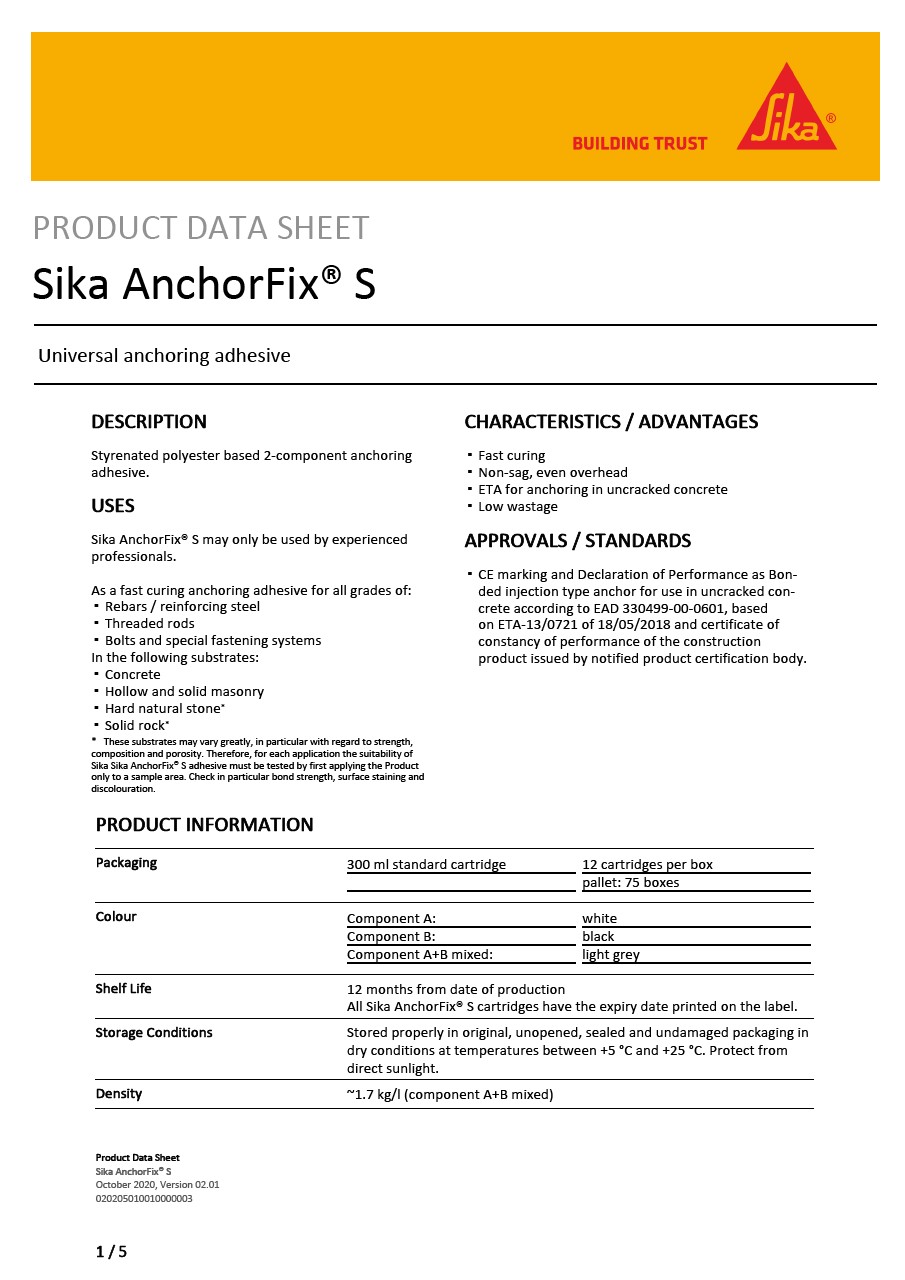 Sika AnchorFix® S